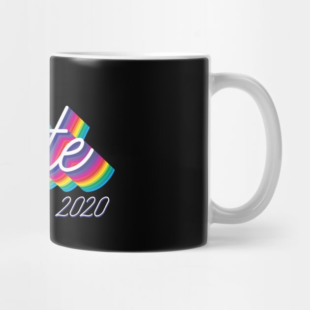 Mayor Pete Buttigieg in 2020, vintage rainbow tones! Pete for America in this presidential race. by YourGoods